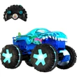 Kép 2/4 - Hot Wheels Monster Trucks: Távirányítós interaktív Mega Wrex monster kisautó - Mattel