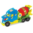 Kép 2/2 - Magic Truck: Betonkeverő mixer kocsi fluoreszkáló lámpákkal 60cm - Wader