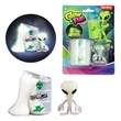 Kép 2/2 - Glow'N Fun Slime Alien: Fluoreszkáló slime trutyi olajos hordóban űrlény figurával