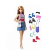 Kép 2/3 - Barbie: Barbie divatbaba cipőkkel és kiegészítőkkel - Mattel