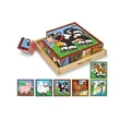 Kép 2/3 - Háziállatok fa kockakirakó - Melissa & Doug