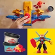 Kép 4/4 - Play-Doh Marvel: Bosszúállók Vasember páncélgyártó laboratóriuma fénnyel és hanggal - Hasbro