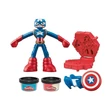 Kép 2/2 - Play-Doh: Marvel Amerika Kapitánya játékszett - Hasbro