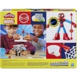 Kép 2/3 - Play-Doh: Marvel Pókember Launch & Slice harci játékszett - Hasbro