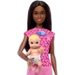 Kép 3/4 - Barbie barna hajú gyerekorvos karrierbaba játékszett - Mattel