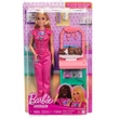 Kép 1/5 - Barbie szőke hajú gyerekorvos karrierbaba játékszett - Mattel