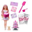 Kép 2/2 - Barbie: Party Reveal meglepetés baba Francia buldog kutyussal - Mattel