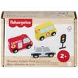 Kép 1/2 - Fisher-Price: Wood fa kisautó szett - Mattel