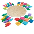 Kép 2/2 - Fisher-Price: Wood Fa mandala színkirakó - Mattel