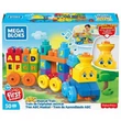 Kép 1/3 - Fisher-Price: ABC zenélő vonat építőjáték - Mega Bloks