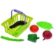 Kép 2/6 - Játék zöldségek és gyümölcsök kosárban többféle színben BZ7023