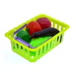 Kép 3/6 - Játék zöldségek és gyümölcsök kosárban többféle színben BZ7023