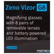 Kép 16/17 - Levenhuk Zeno Vizor G8 nagyítóüvegek - 74106
