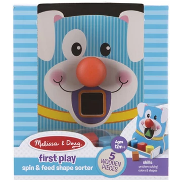 Pörgesd és etesd fa formaegyeztető játék - Melissa & Doug
