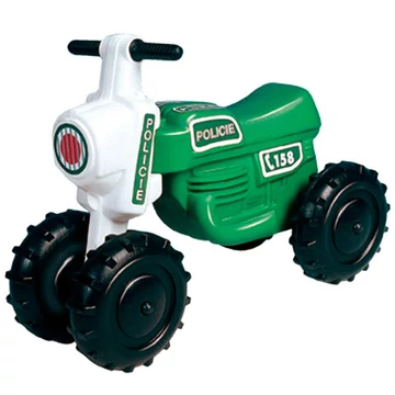 Lábbal hajtós rendőrségi cross motor 4 kerékkel - D-Toys