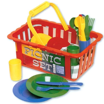 Piknikkosaras étkészlet - D-Toys