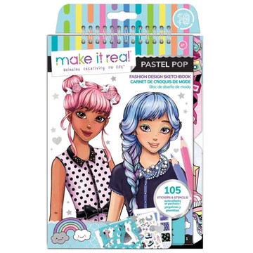 Make it Real: Divattervezői vázlatfüzet kiegészítőkkel - Romantikus ruhák