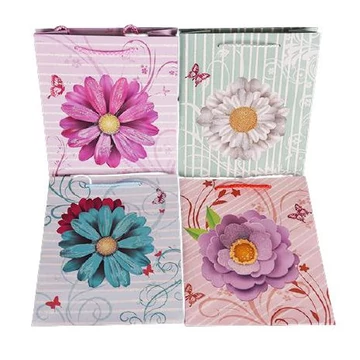 Virágmintás ajándék tasak többféle változatban 277782