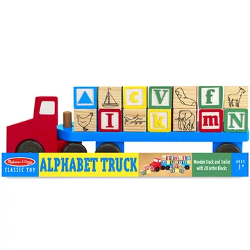 Betűszállító fa kamion - Melissa & Doug
