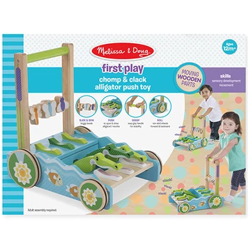 Kroki kattogtató tologató fa járássegítő - Melissa & Doug