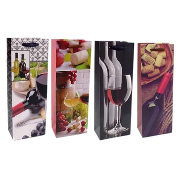 Vörösboros dísztasak többféle változatban 12,8x36x8,4cm 72142