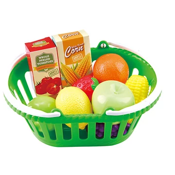 Playgo: Gyümölcskészlet kosárban 13db-os