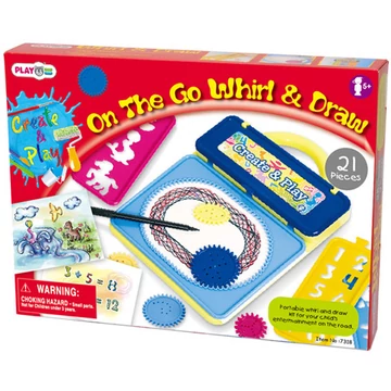 Kreatív spirál rajzoló készlet - Playgo