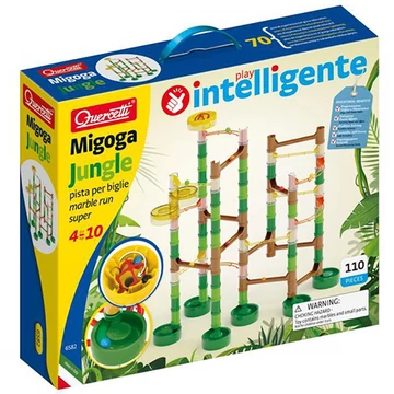Quercetti: Migoga Dzsungel golyópálya készlet 108db-os