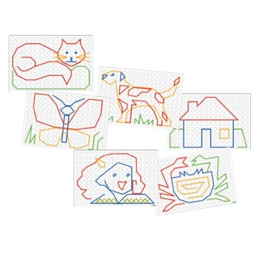 Quercetti: Filo kiegészítő mintakártya 12db-os szett