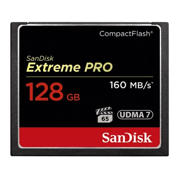 Sandisk cf extreme pro 128 GB memóriakártya 160mb/s SDCFXPS-128G-X46 (123845)