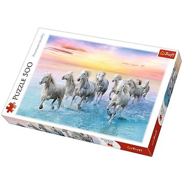 Galoppozó fehér lovak 500db-os puzzle - Trefl