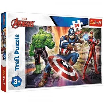 Marvel Bosszúállók Trio 24db-os Maxi puzzle - Trefl