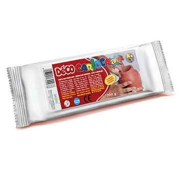 Modellező agyag terrakotta színben 1000g - Carioca