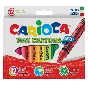 Jumbo zsírkréta készlet 12db - Carioca