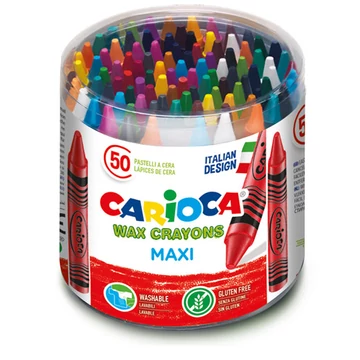 Jumbo zsírkréta készlet 50db - Carioca