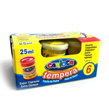 Citromsárga tempera tégelyben 6x35 gr - Carioca