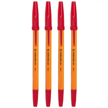 Corvina 51 4 db-os piros golyóstoll szett - Carioca