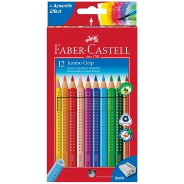 Jumbo színes ceruza 12db-os szett - Faber-Castell