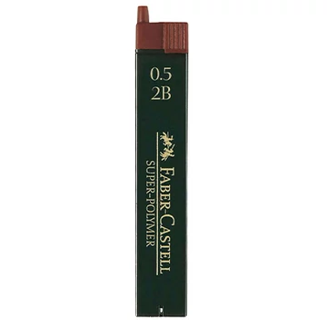 Faber-Castell: Super Polymer ironbetét 0,5mm, 12db-os, 2B