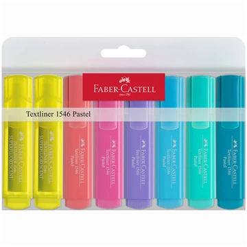Faber-Castell: 8db-os pasztell színű szövegkiemelő készlet