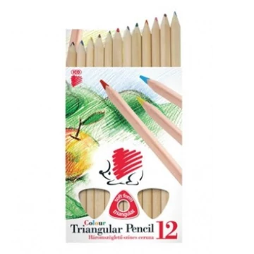 ICO: SÜNI vastag háromszögletű színes ceruza szett 12db-os