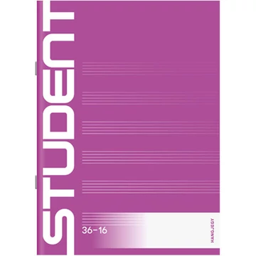 ICO: Student hangjegyfüzet A/5