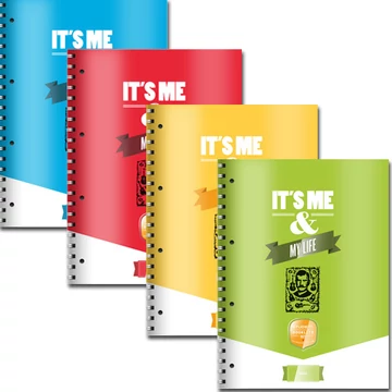 Student Art Spirál sima füzet A/4