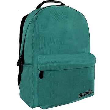 MUST Monochrome Ripstop zöld iskolatáska hátizsák