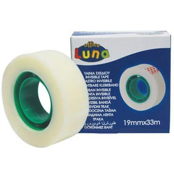 Átlátszó 19mm széles ragasztószalag dobozban 33méter 1db