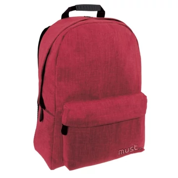 Must Jean bordó iskolatáska hátizsák 42x32x17cm