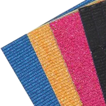 Csillámos fekete hullámpapír 50x70cm 161g 1db