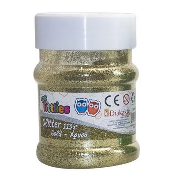 Arany csillámpor tégelyben 113 gramm