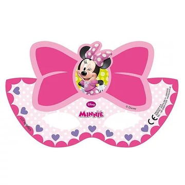 Minnie Egér rózsaszín papír maszk 6db-os