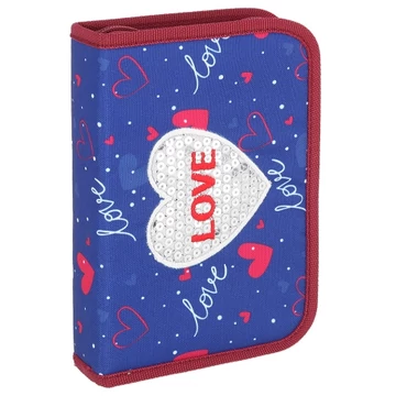 Spirit: Love Heart kihajtható töltött tolltartó 24db-os